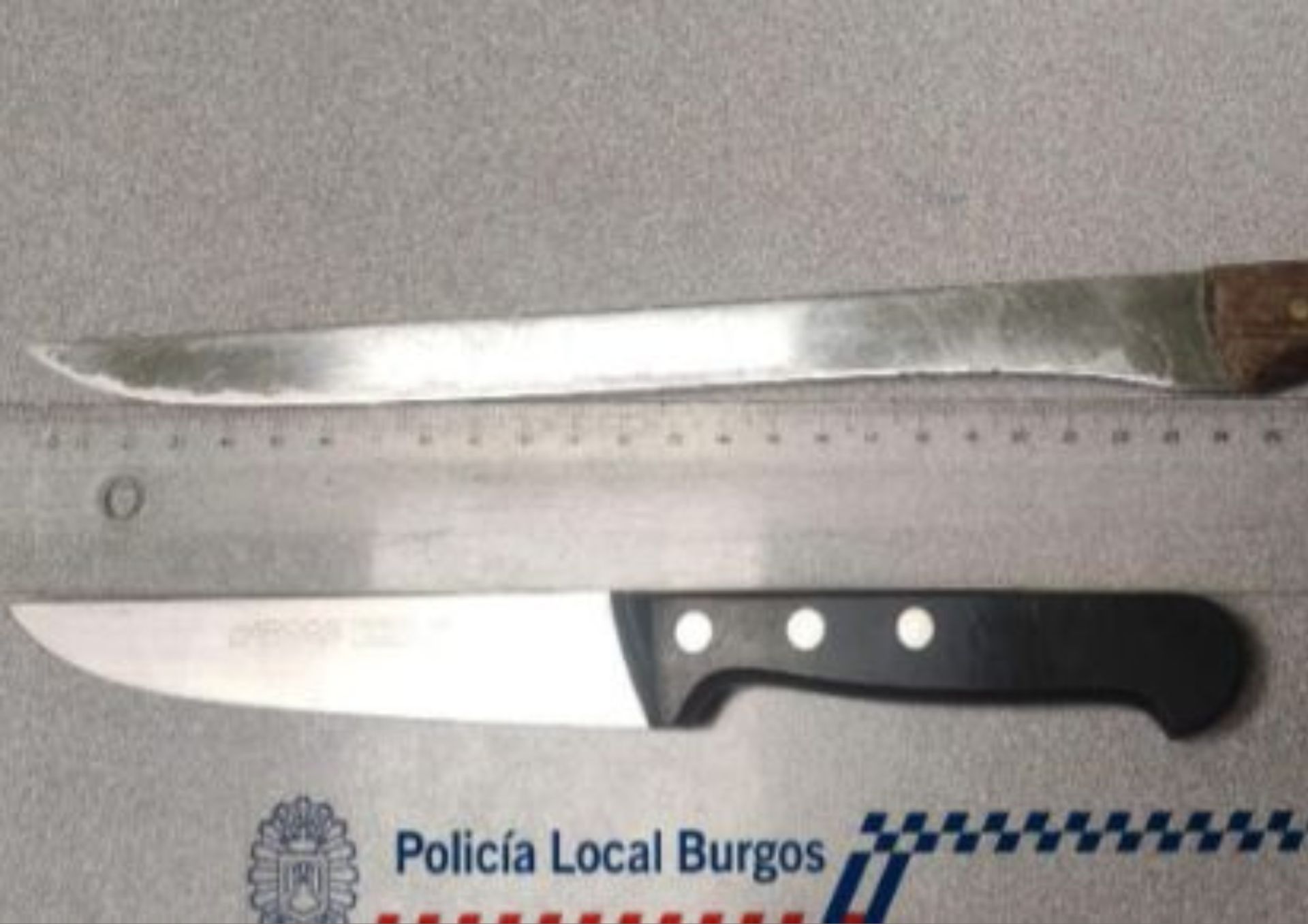 Detenido por amenazar con un cuchillo de 24 centímetros en un centro de salud de Burgos