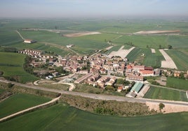Vista de Villalbilla de Burgos, en Burgos.