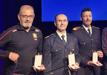 Los bomberos de Burgos y Aranda, reconocidos por su operativo en la DANA