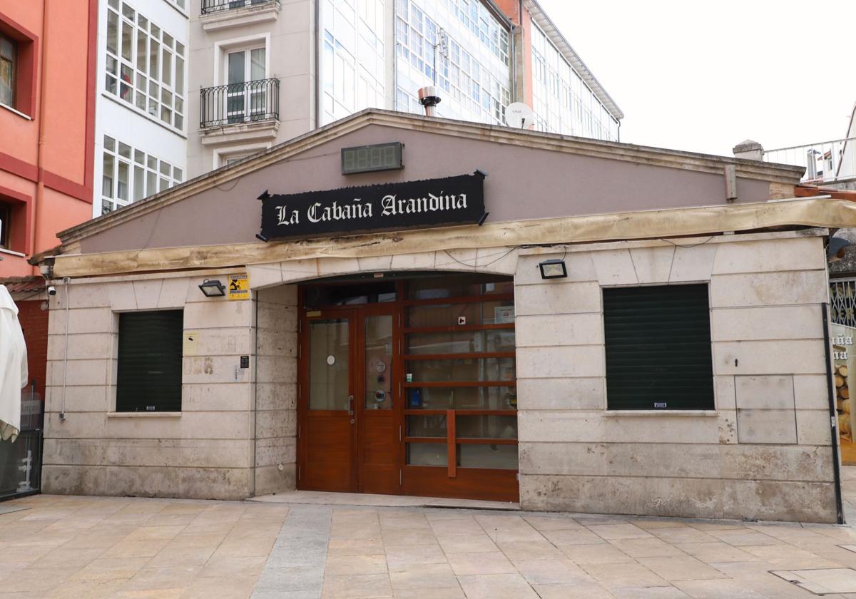 Local donde se ubicaba La Cabaña Arandina, en Burgos.