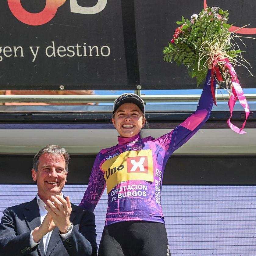 Mie Ottestad, con el maillot morado.