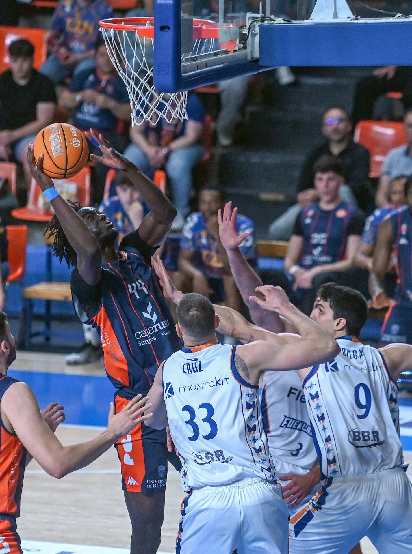 La despedida de playoffs del Tizona ante el Fuenlabrada, en imágenes