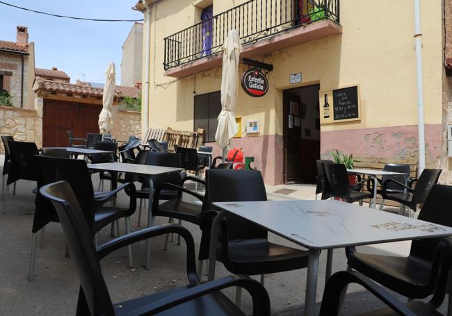 Exterior del bar de Hontangas, en Burgos.
