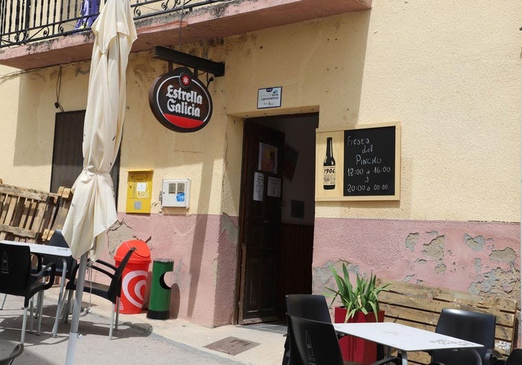 Vista del bar de Hontangas, en Burgos.