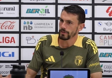 Atienza cree en el Burgos CF: «Mi sensación es que vamos por el buen camino»