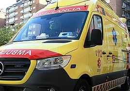 La agente de la Policía Local de Burgos ha sido trasladada al hospital.