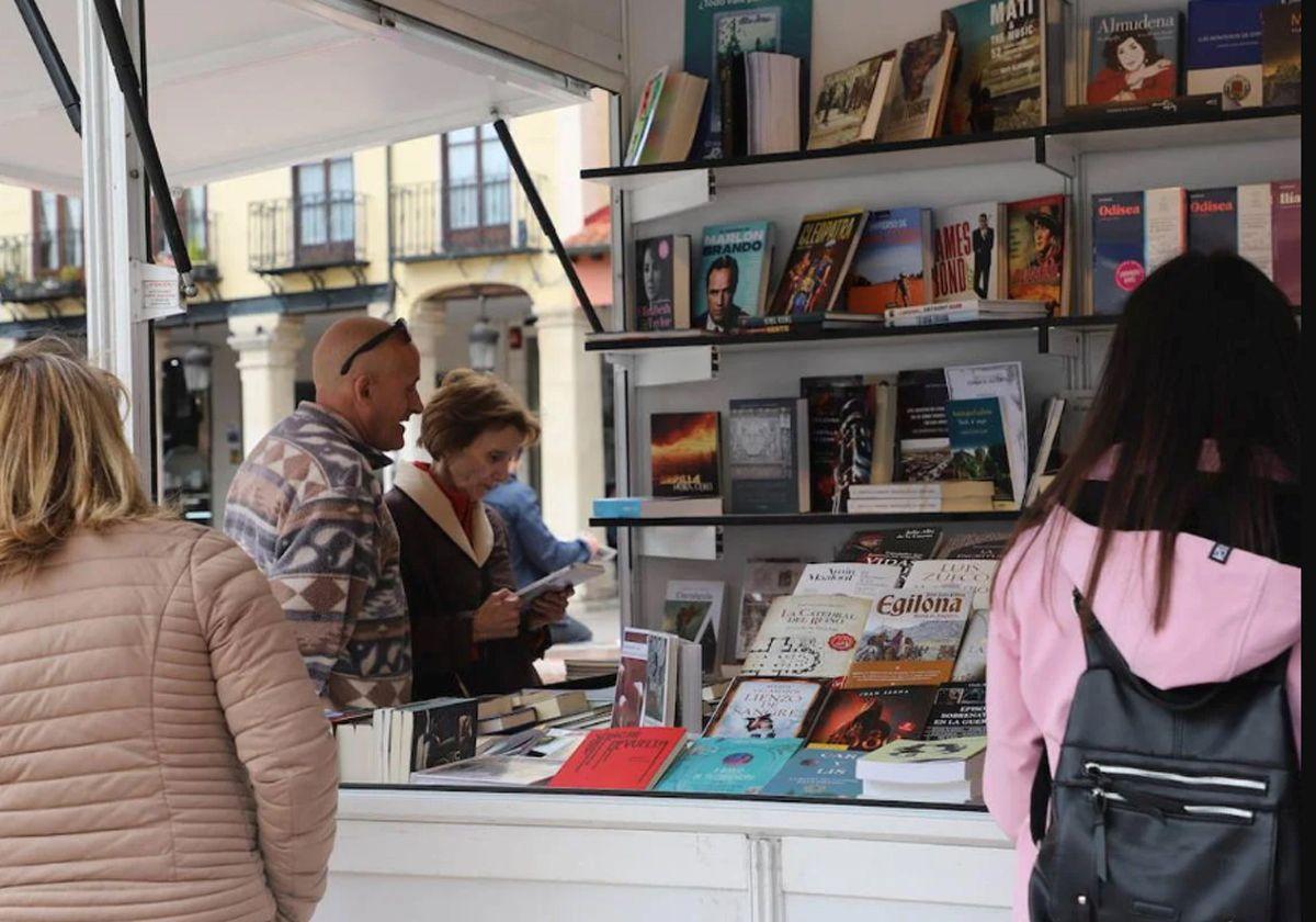 Feria del Libro de Burgos, en una imagen de archivo.