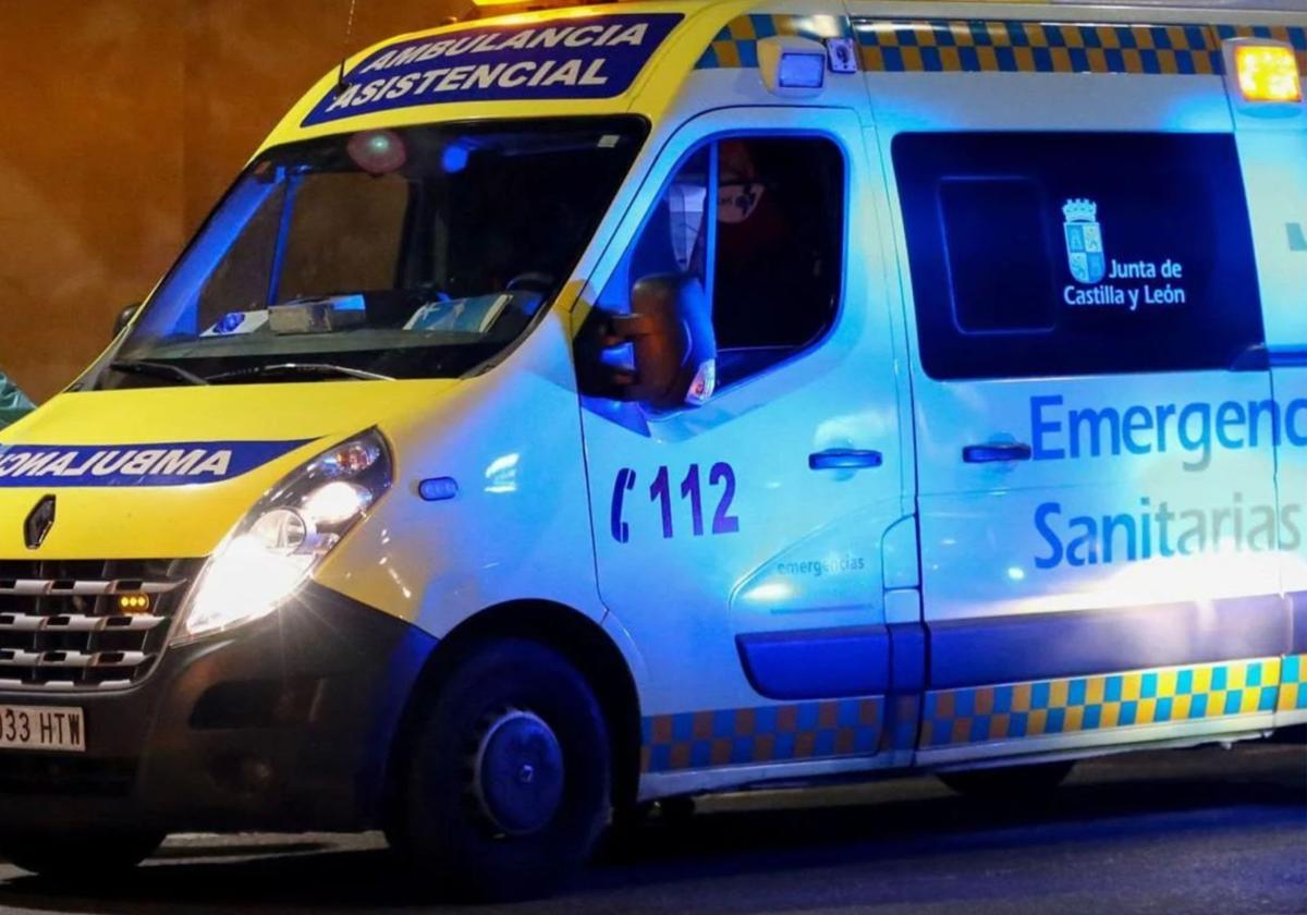 El joven fue trasladado en ambulancia de soporte vital al HUBU.