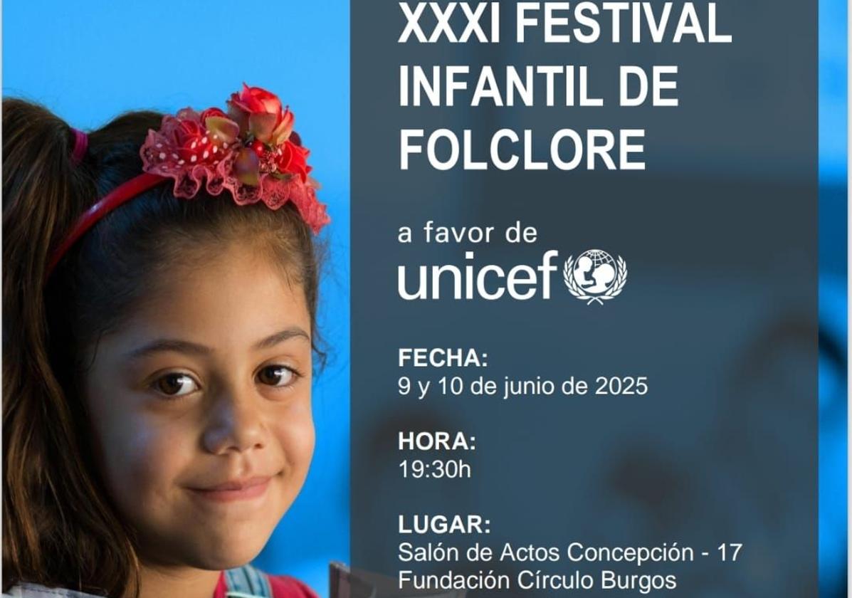 Llega el festival a favor de Unicef organizado por el Comité de Folclore Ciudad de Burgos