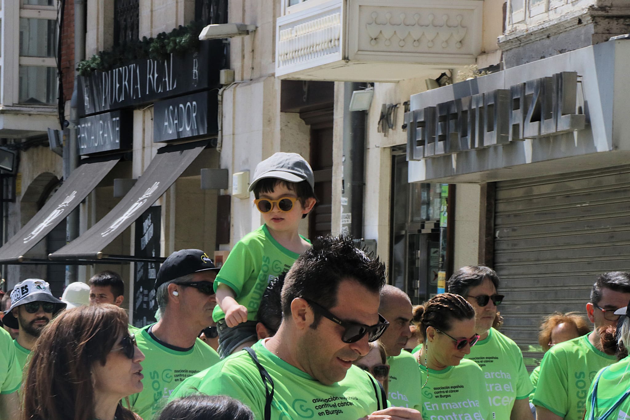 La marcha contra el cáncer de Burgos, en imágenes