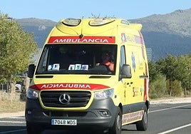 Ambulancia del Sacyl.
