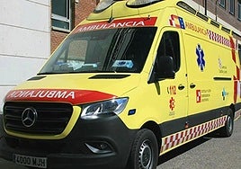 Ambulancia del Sacyl.