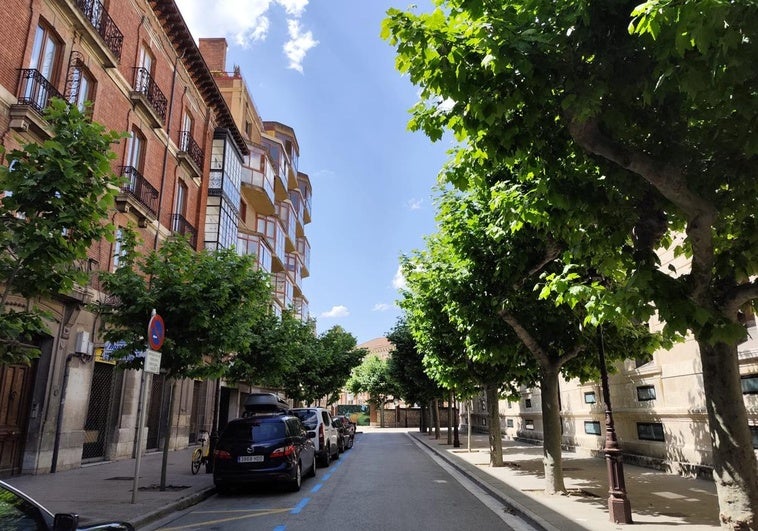 Calle Benito Gutiérrez, en Burgos.