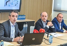 David Lucio, José María Vela y Javier Sedano, del ITCL Centro Tecnológico.