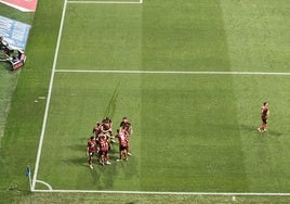 El Real Oviedo - Mirandés en el Carlos Tartiere.