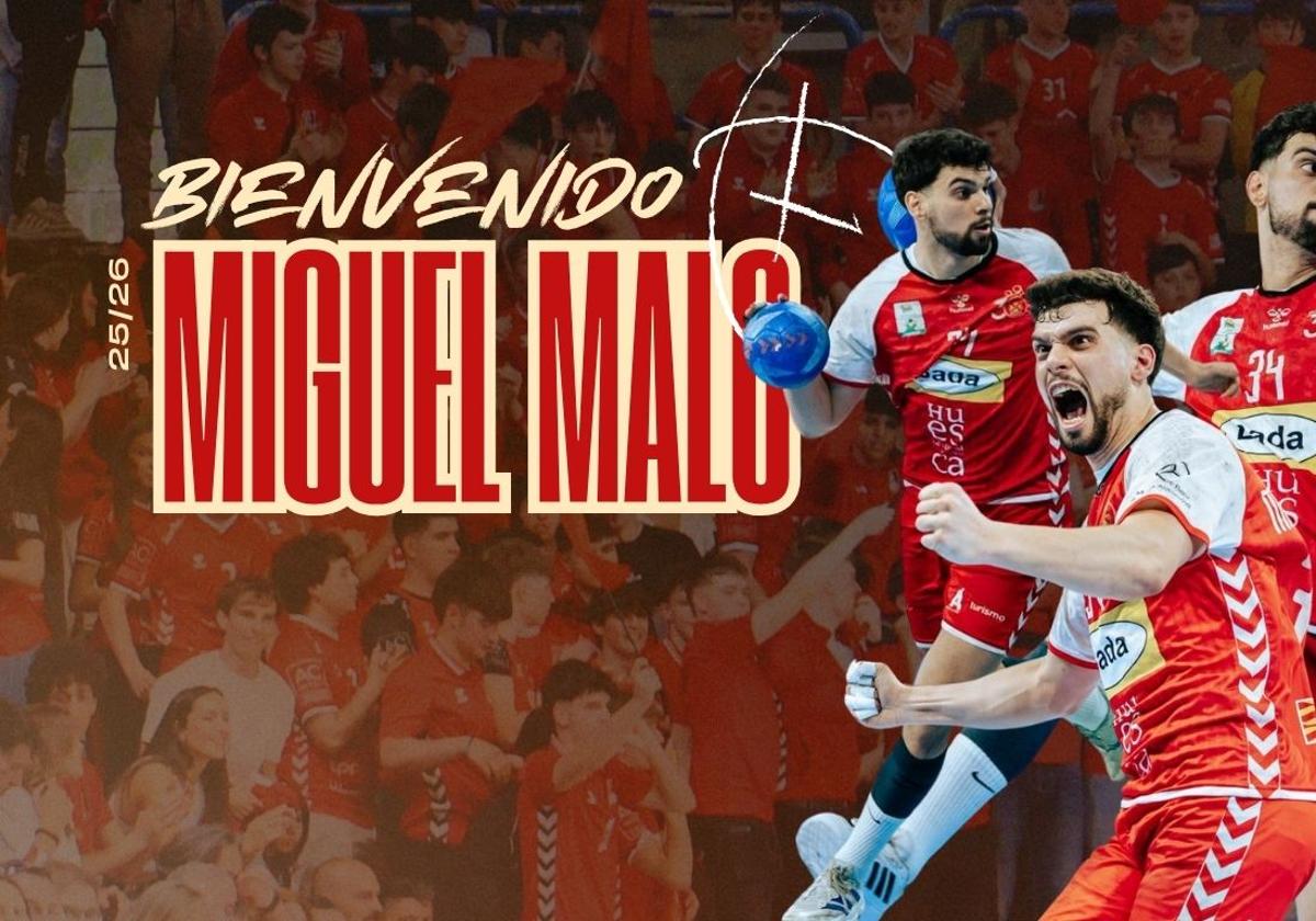 Miguel Malo, nuevo jugador del Balonmano Burgos