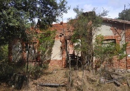 Imagen de uno de los edificios en estado ruinoso.