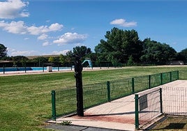 Piscinas que se alquilan en un pueblo de Burgos.