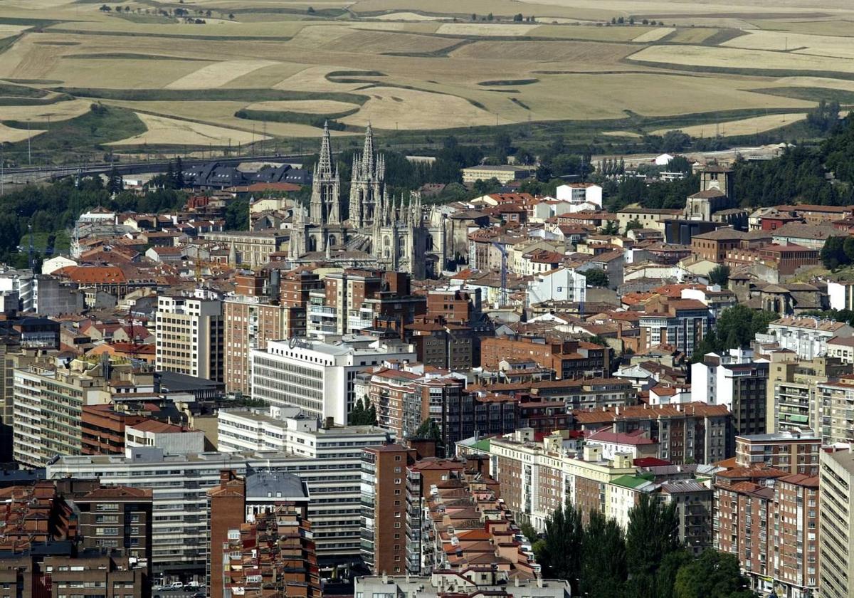 Vista aérea de Burgos.