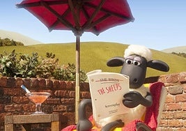 Fotograma de 'La oveja Shaun, la película' que se proyectará el 8 de julio, en la Biblioteca.