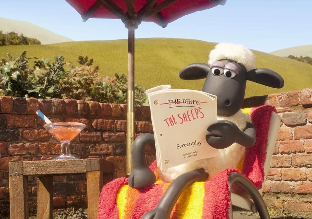 Fotograma de 'La oveja Shaun, la película' que se proyectará el 8 de julio, en la Biblioteca.
