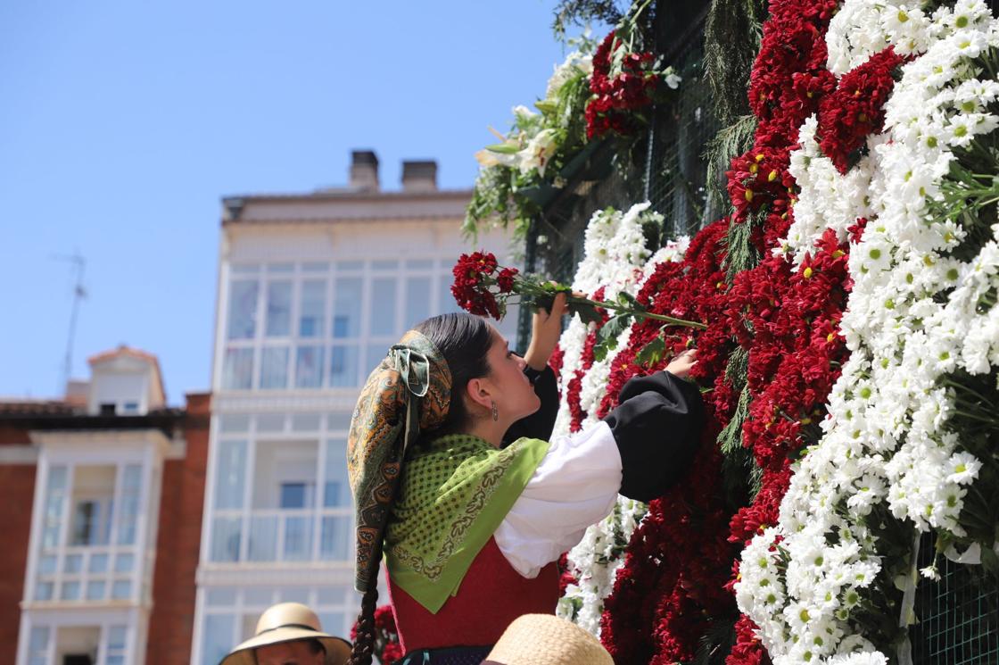 Flores, tradición y emoción: las imágenes de la Ofrenda Floral de los Sampedros 2025