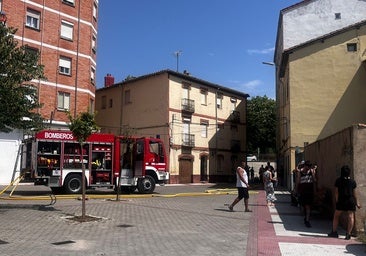 Un nuevo incendio en Miranda obliga a evacuar un edificio