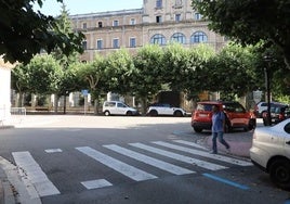 Calle Fernando Álvarez, en Burgos.