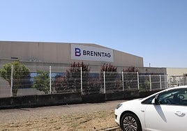Empresa de Burgos afectada por el derrame de sosa cáustica.
