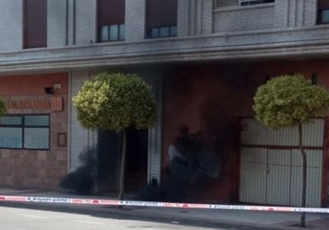 Un garaje arde a más de 800 grados en Miranda