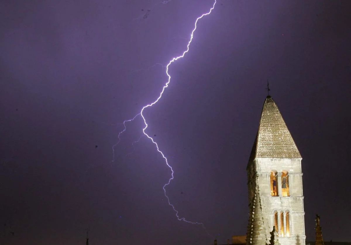 Tormentas, fuertes rachas de viento y granizo: Aemet activa de nuevo la alerta en Burgos