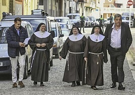 Foto de archivo de un momento en el que las monjas de Belorado acudieron a declarar al juzgado de Briviesca.