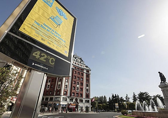 Ola de calor en León.