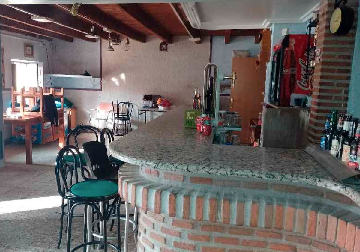 Estado actual del interior de la cantina.