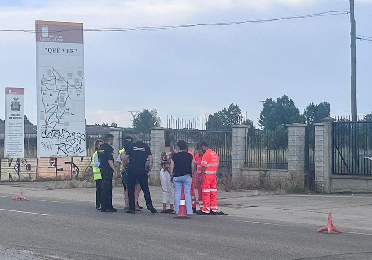 La Policía Nacional buscó pruebas en el lugar del crimen.