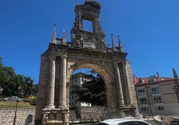 La restauración del arco de Fernán González costará 170.377 euros y estará lista a finales de año