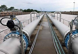 Imagen de archivo de unas tuberías de agua.