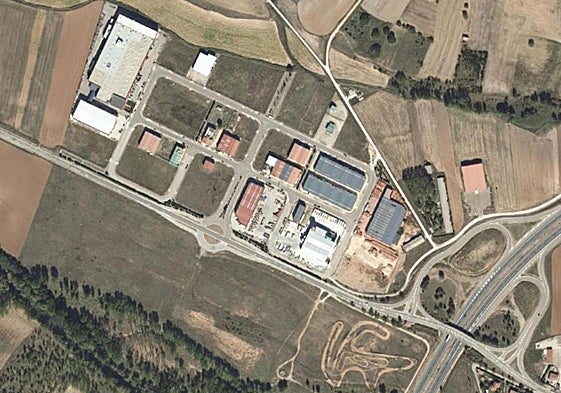 Vista aérea del polígono Vega de Santa Cecilia de Lerma.