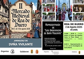 Roa celebra sus II Jornadas Medievales de Doña Violante el primer fin de semana de agosto