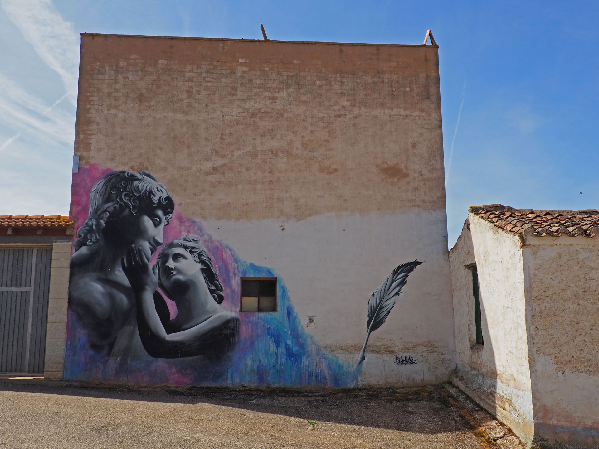 'Apolo y Calíope', dedicado a Oscar Wilde. Realizado por Sergare.