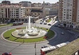 Plaza de España en Burgos.