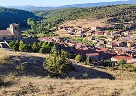 Vista del pueblo de Burgos de Moncalvillo.