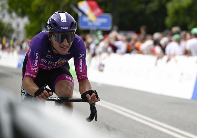 Rodrigo ha destacado tanto en escapadas como en llegadas al sprint.