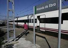 Estación de tren de Miranda de Ebro.
