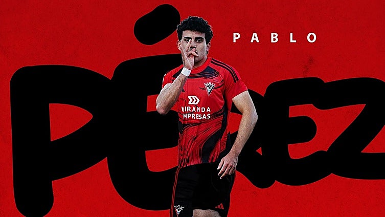 Pablo Pérez, nuevo inquilino del carril zurdo en el CD Mirandés