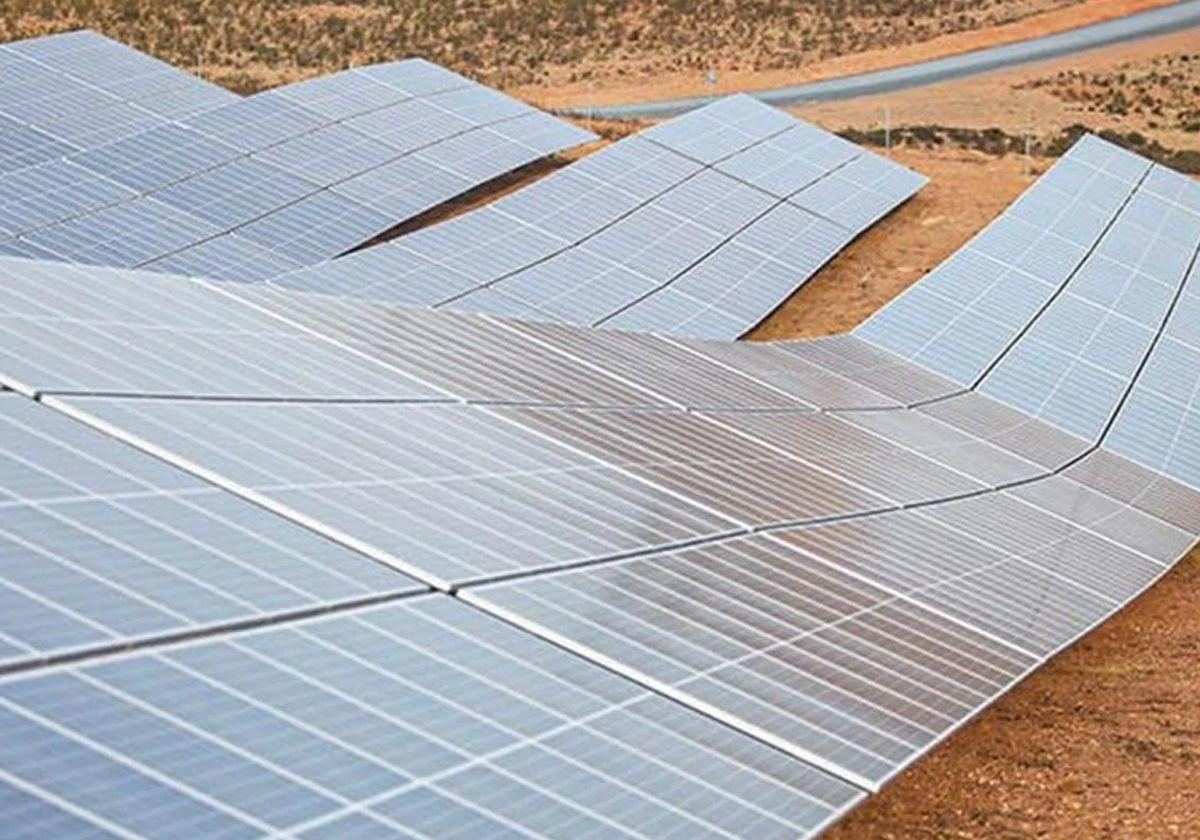 Planta solar fotovoltaica.