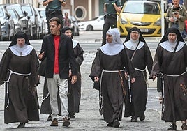 Las monjas cismáticas de Belorado llegan al juzgado de Briviesca para la vista oral por su desahucio.