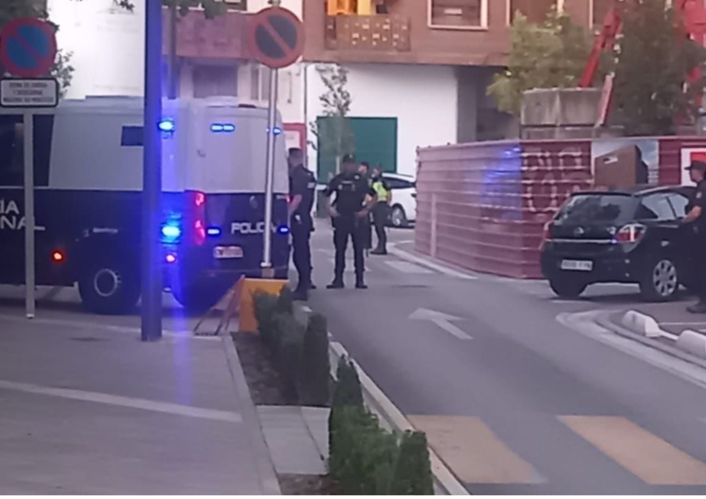 Así ha sido en imágenes la operación policial que ha sorprendido a Aranda