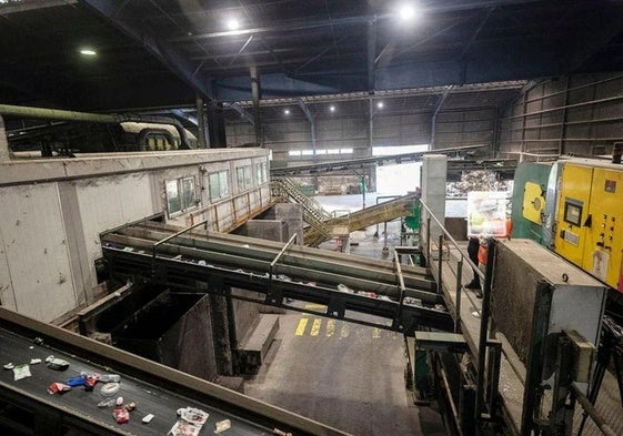 Centro de tratamiento de residuos de Cortes, en Burgos.
