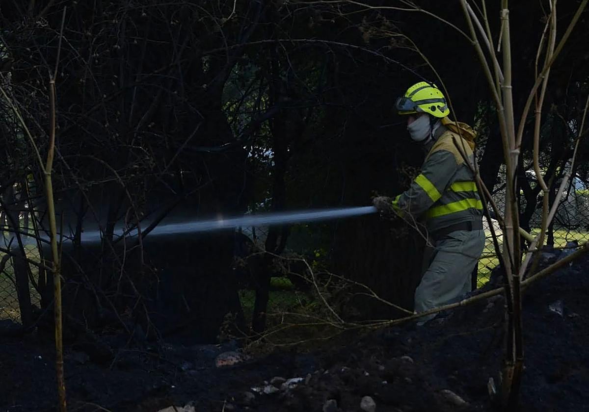 Imagen de archivo de un incendio forestal.